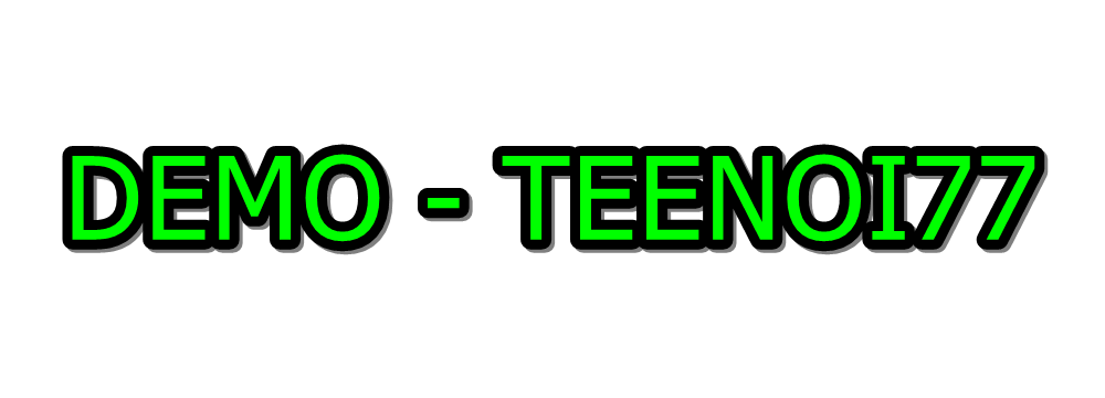 TEENOI77 ศูนย์รวมการพนันทุกรูปแบบ ไม่มีล๊อก เล่นได้แค่ไหนเอาไปเท่านั้น !! Logo